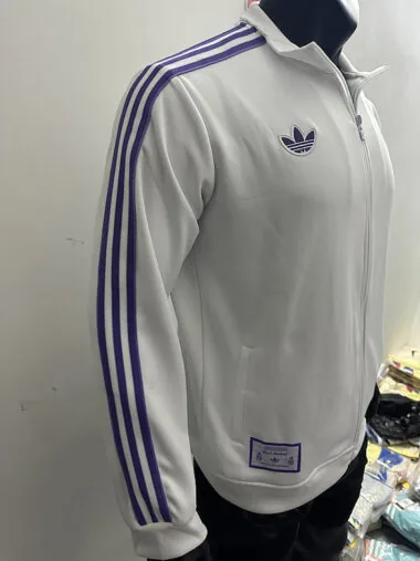 25-26 Real Madrid white retro model jacket