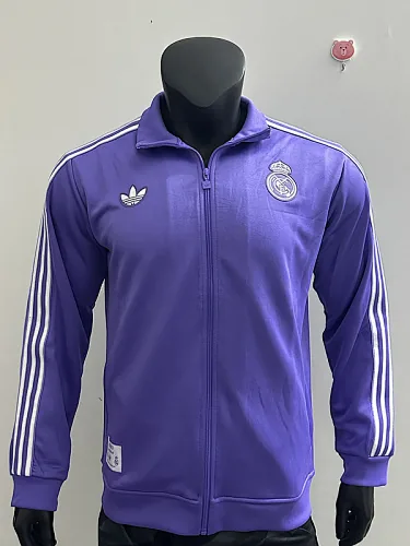 25-26 Real Madrid purple retro model jacket