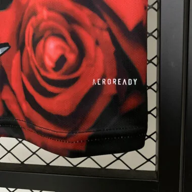 Real Madrid 2025/26 Black and Red Rose Special Edition Jersey