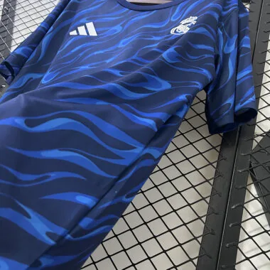 25-26 Real Madrid blue training jersey