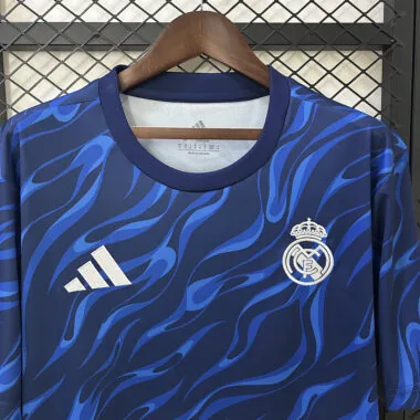 25-26 Real Madrid blue training jersey