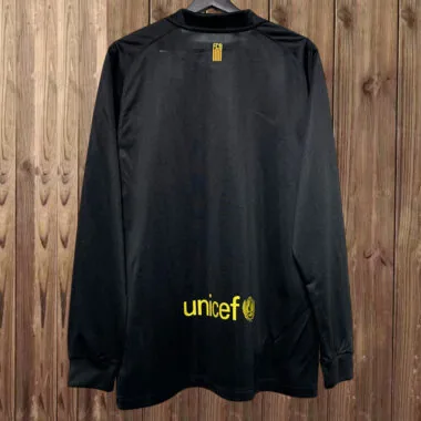 11-12 Barcelona away retro long sleeve jersey