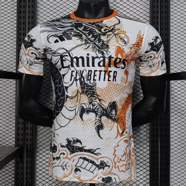 25-26 Real Madrid Blanco Negro «Garra del Dragón» Edición Especial de Jugador