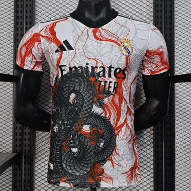 25-26 Real Madrid White Black Panlong Special Edition Player