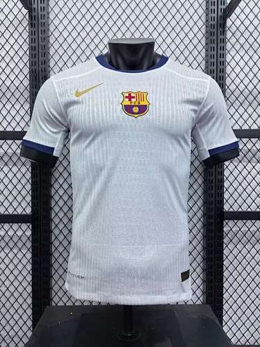 Camiseta del Barcelona, versión para jugador, blanca, 25-26