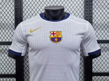 25-26 Barcelona white player version jersey