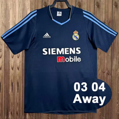 03-04 Real Madrid away retro jersey