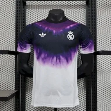 25-26 Real Madrid white and purple special version jersey