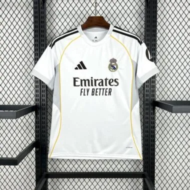 25-26 Real Madrid home jersey