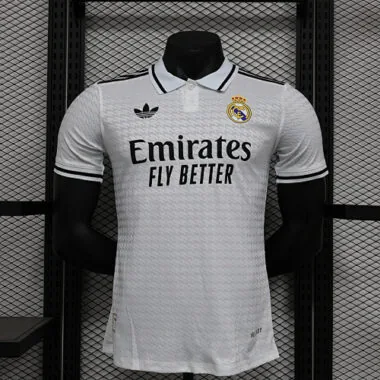 24-25 Real Madrid White player version jersey