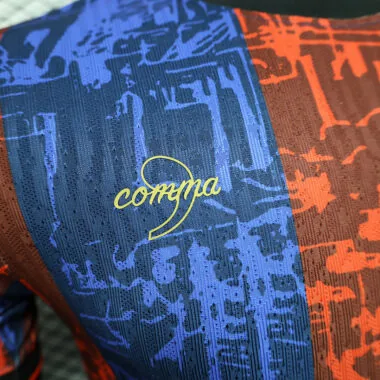 Camisa 24-25 do Barcelona, versão especial para jogadores, em vermelho e azul