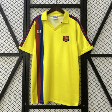 Camisa retro de jogo fora do Barcelona, 82-94