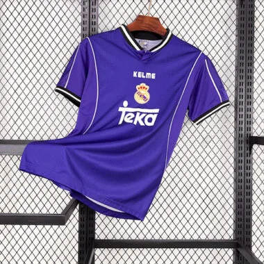 Camisa retro de jogo fora do Real Madrid de 97-98