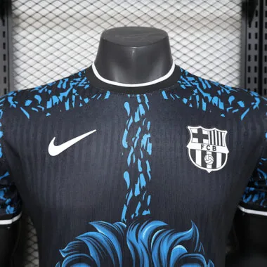 24-25 Barcelona Blue and Black Special Player version jersey