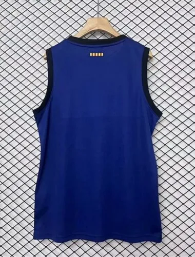 24-25 Barcelona Blue and Red Basketball Jersey