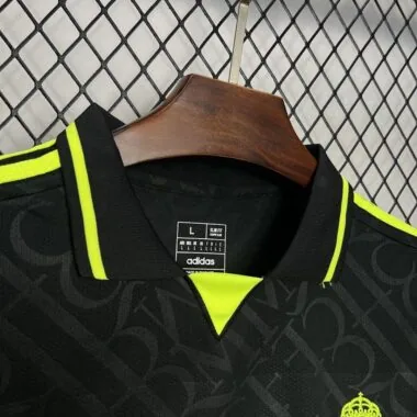 24-25 Real Madrid X BLACK AND NEON UNIQUE Jersey (S-XXL)