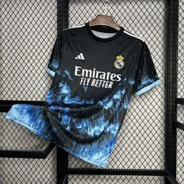 24-25 Real Madrid Ocean Blue Jersey S-XXL