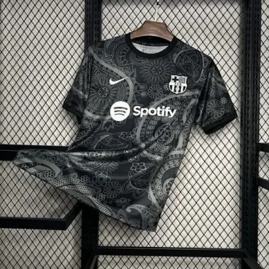 Camisa da Barcelona, versão especial preta, n.º 24-25