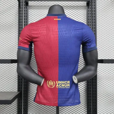 24-25 Camisola do Coldplay, patrocinador local do Barcelona, versão de jogador