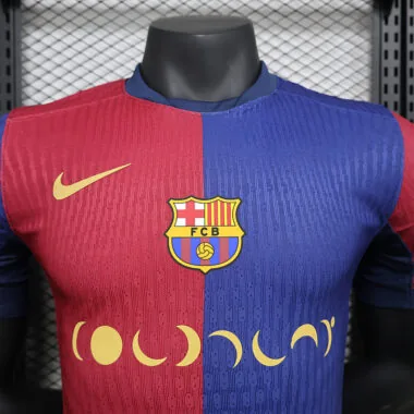 24-25 Camisola do Coldplay, patrocinador local do Barcelona, versão de jogador