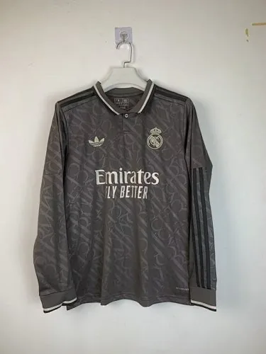 24-25 Real Madrid third away long sleeve jersey