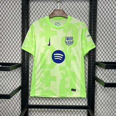 24-25 Camisola de futebol da Barcelona (terceira camisola de deslocado) (Patrocinador principal)