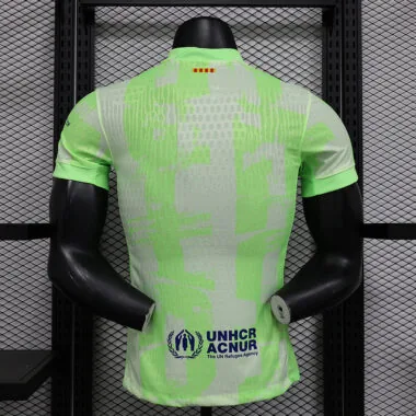 Camisa de jogo fora de casa da terceira equipa do Barcelona, 24-25 (Patrocinador principal)