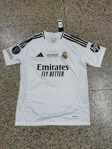 24-25 Real Madrid Home UEFA SUPERCOPA jersey