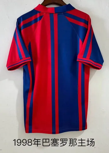 1997-98 Barcelona home cup retro jersey