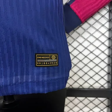 24-25 Barcelona Home Long Sleeve Player Version (Big Sponsor)