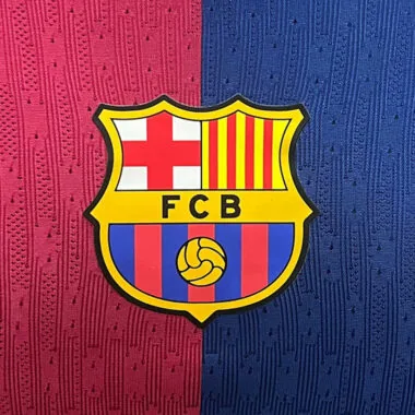 24-25 Barcelona Home Long Sleeve Player Version (Big Sponsor)