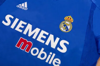 04-05 Real Madrid away blue retro jersey