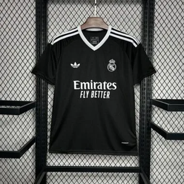 24-25 Real Madrid Black traing jersey