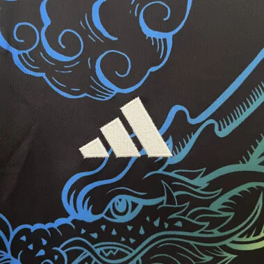 24-25 Real Madrid black colorful dragon jersey