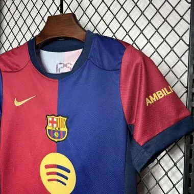 24-25 Barcelona home kid kit (Big sponsor)
