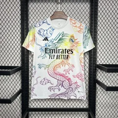 24-25 Real Madrid White Cailong Special Edition Jersey