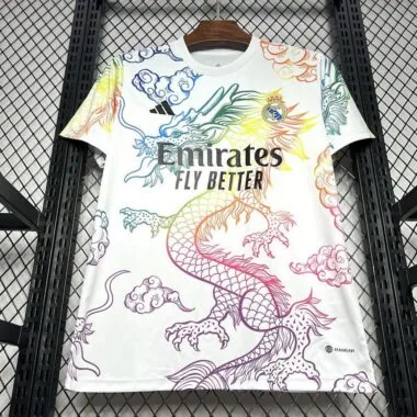 Maglia Real Madrid bianca Cailong, edizione speciale, 24-25