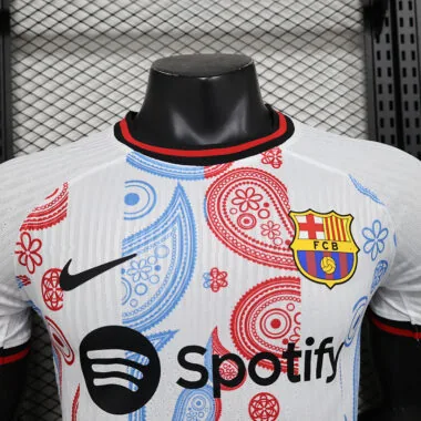 Camiseta de jugador especial Barcelona 24-25, color blanco