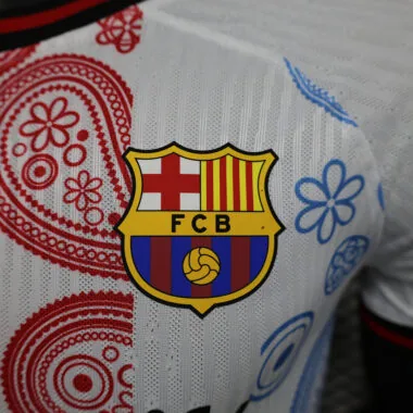 Camiseta de jugador especial Barcelona 24-25, color blanco