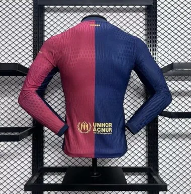 Camiseta de manga larga de la temporada 2024-2025 del Barcelona, versión jugador