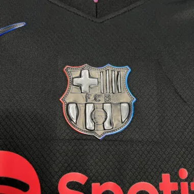 24-25 Barcelona away black kid kit