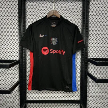 24-25 Barcelona away black jersey