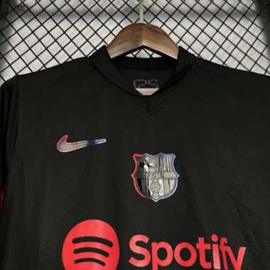 24-25 Barcelona away black jersey
