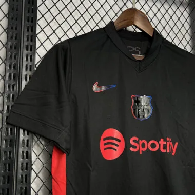 24-25 Barcelona away black jersey