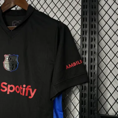 24-25 Barcelona away black jersey