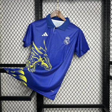 24-25 Real Madrid blauw shirt in speciale uitvoering