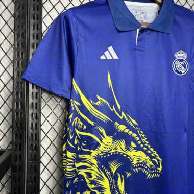 24-25 Real Madrid blauw shirt in speciale uitvoering