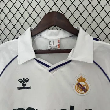 86-88 Real Madrid home retro jersey