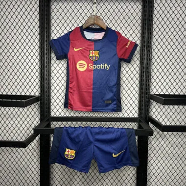 Divisa da bambino per le partite in casa del Barcellona, 24-25