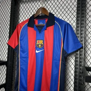 01-02 Barcelona home retro jersey